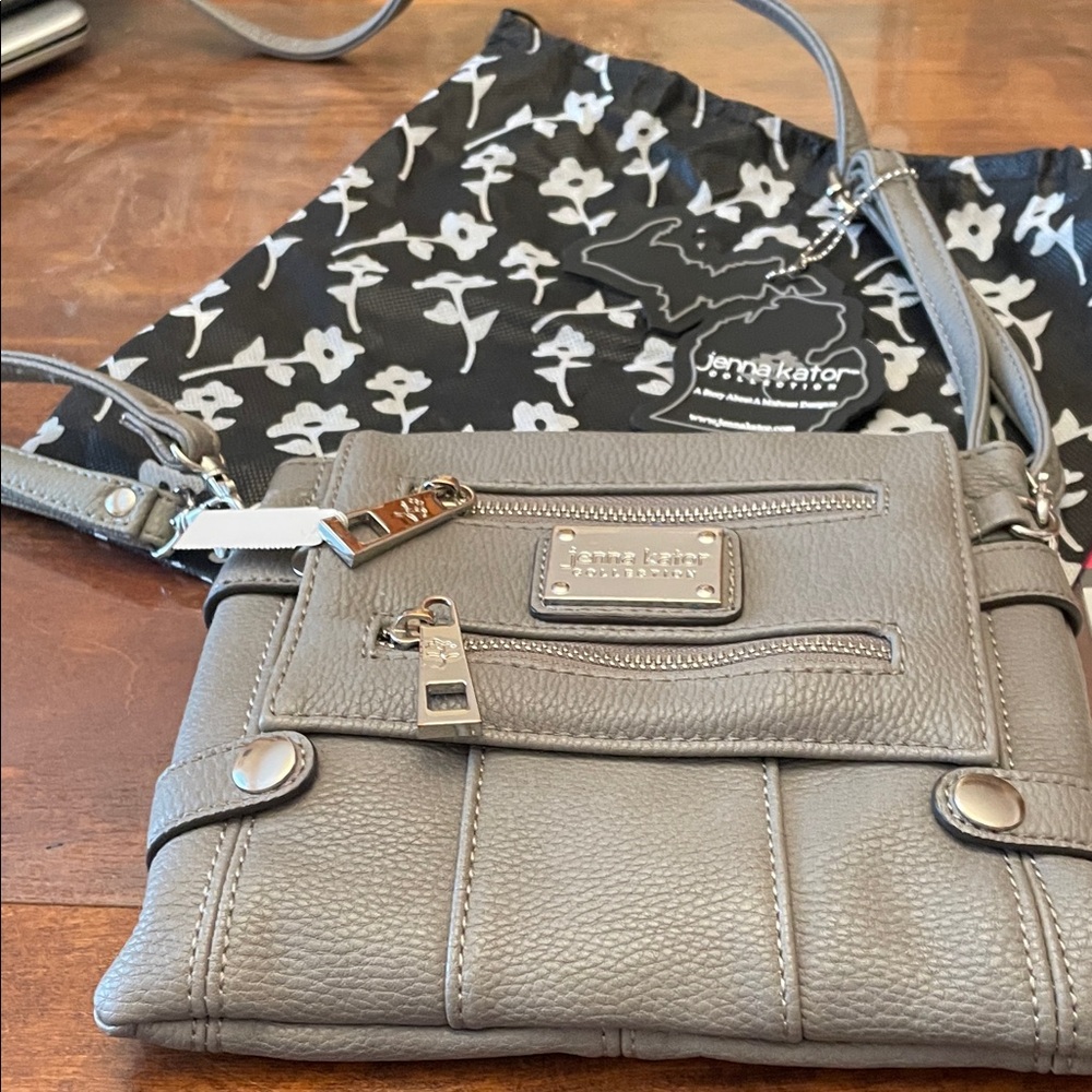 Jenna Kator Gray Crossbody Bag